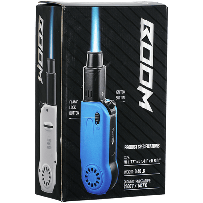 Lighter Vector Boom Single Torch Black Matte