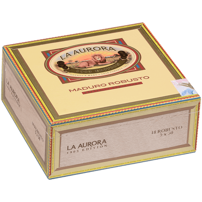 La Aurora Preferidos Ruby Maduro Robusto 18 Ct. Box 5.00X51