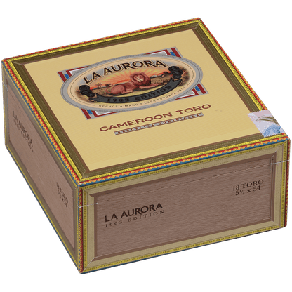 La Aurora Preferidos Platinum Cameroon Toro 18 Ct. Box 5.50X55