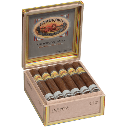 La Aurora Preferidos Platinum Cameroon Toro 18 Ct. Box 5.50X55