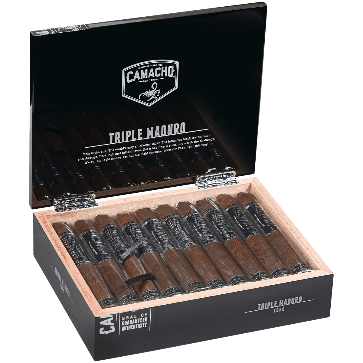 Camacho Triple Maduro Toro 20 Ct. Box 50 X 6