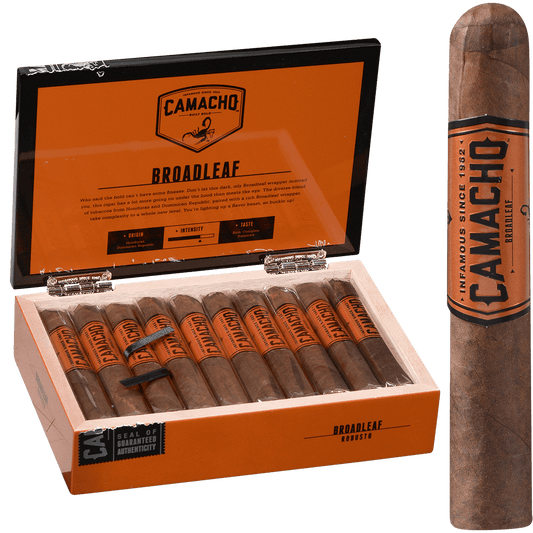 Camacho Broadleaf Robusto 20 Ct. Box 5.00X50