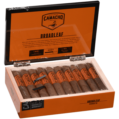 Camacho Broadleaf Robusto 20 Ct. Box 5.00X50