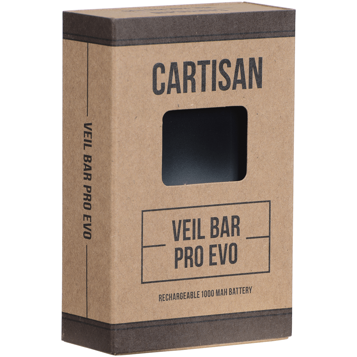 Cartisan Veil Bar Pro Evo 510 Vaporizers Charcoal