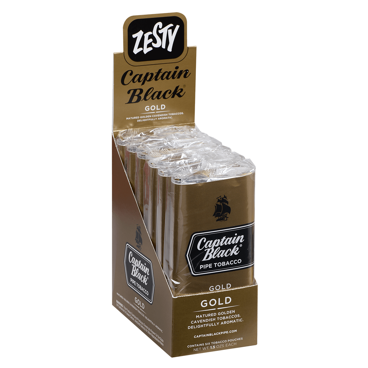 Captain Black Gold Pocket 5'S 1.50 Oz