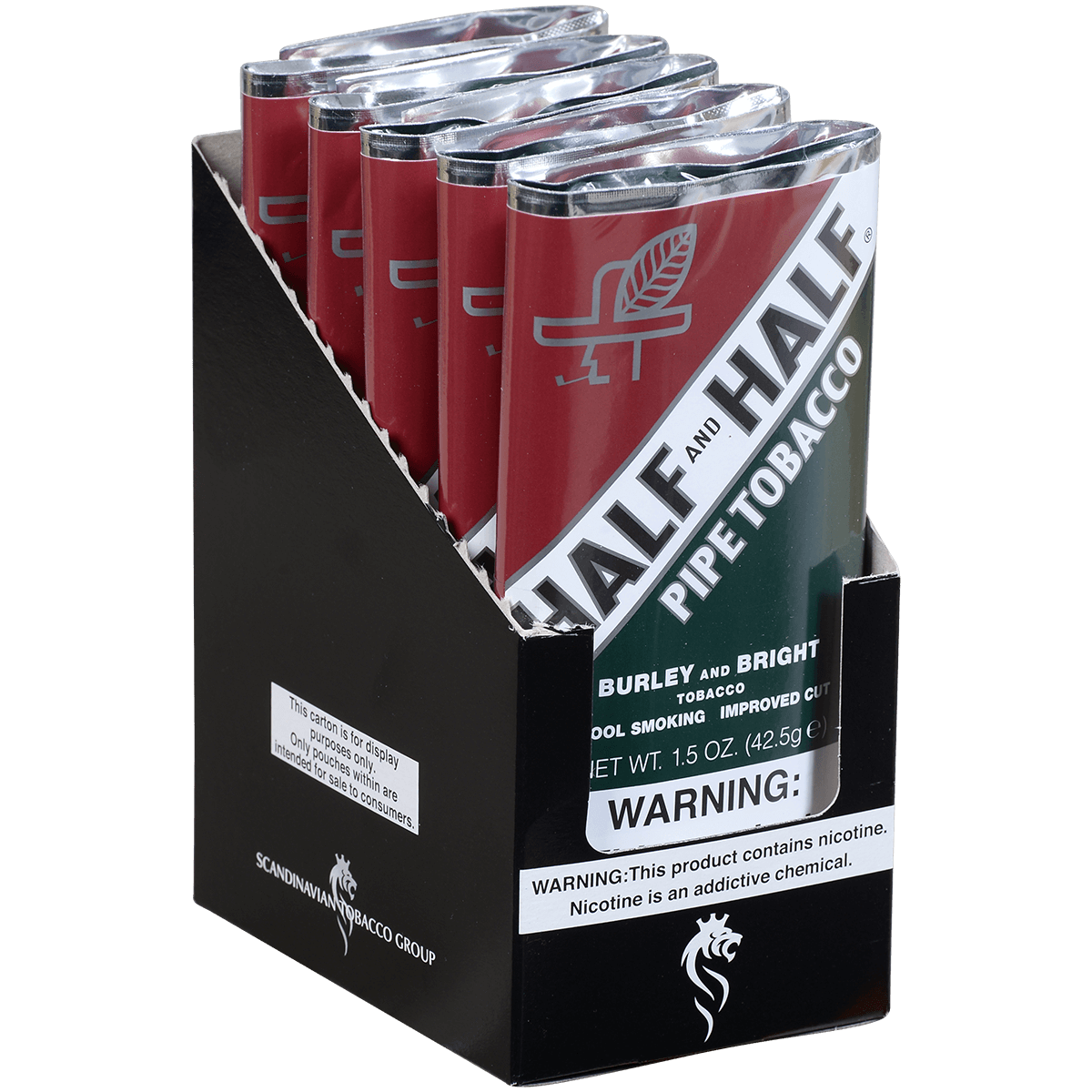 Half & Half Pocket 5'S 1.50 Oz