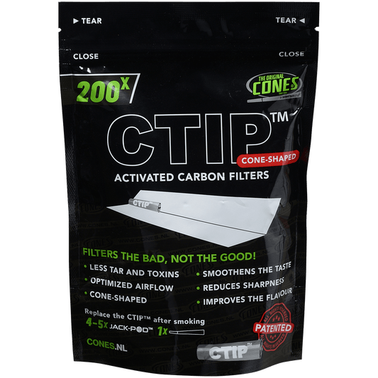 The Original Cones Ctip Cone Carbon Filter 200 Ct Bag.
