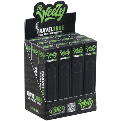 The Original Cones Weezy Travel Tube Black 12 Ct.