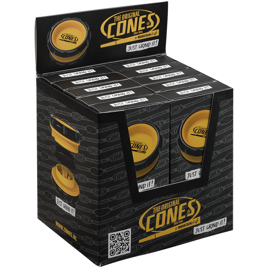 The Original Cones Plastic Grinder 10 Ct. Display