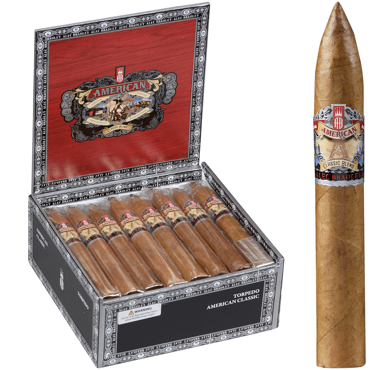 Alec Bradley American Classic Blend Torpedo 24 Ct. Box 6.12X52