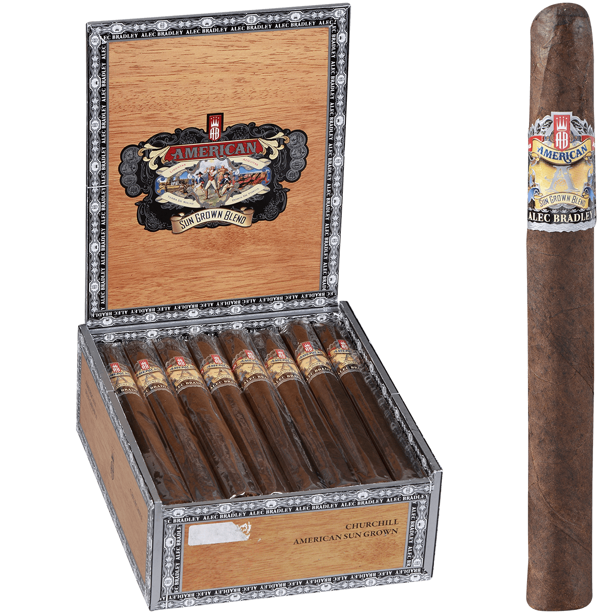 Alec Bradley American Sungrown Blend Churchill 24 Ct. Box 7.00X48