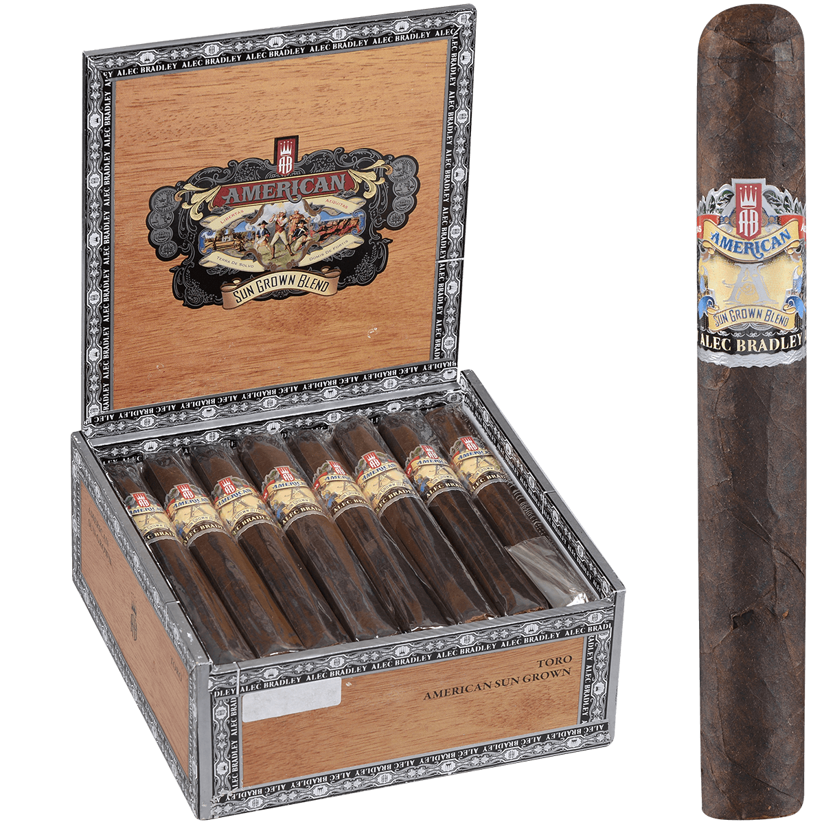 Alec Bradley American Sungrown Blend Toro 24 Ct. Box 6.00X50