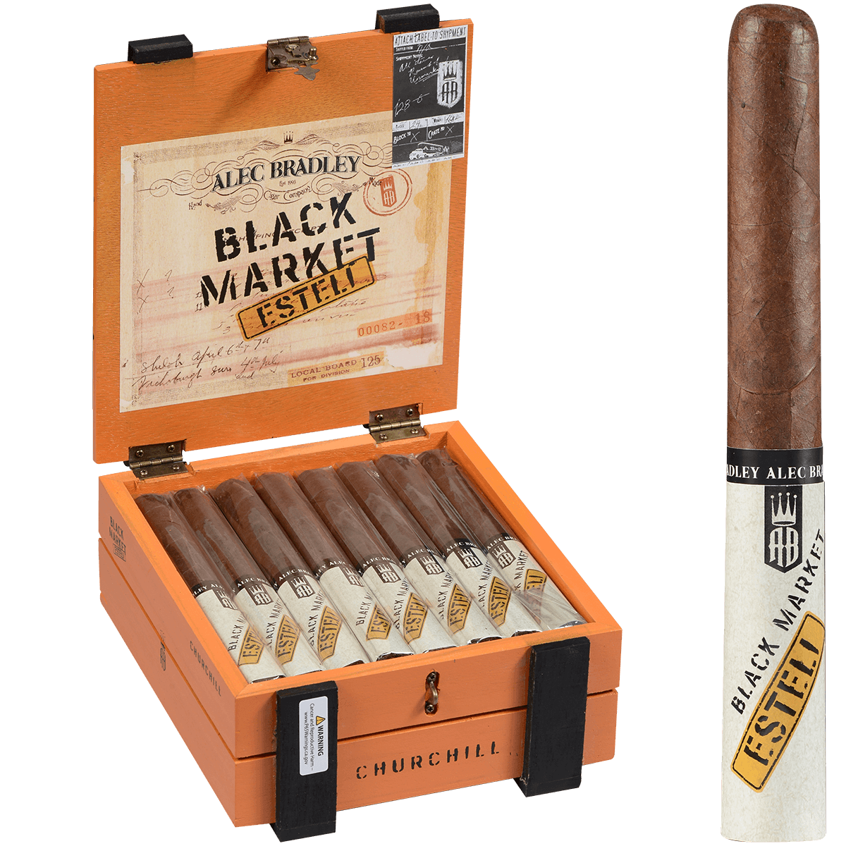 Alec Bradley Black Market Esteli Churchill 24 Ct. Box 7.00X50
