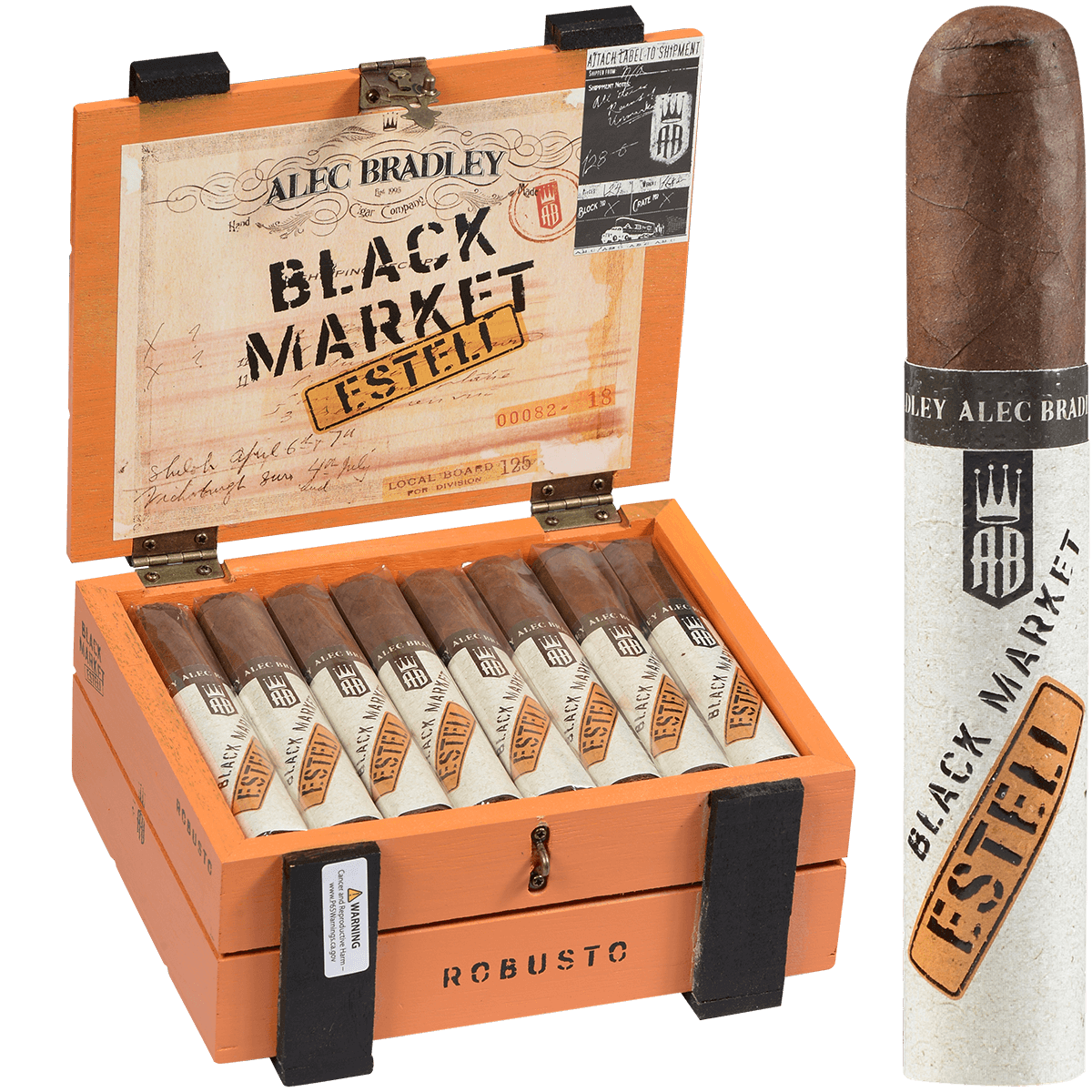 Alec Bradley Black Market Esteli Robusto 24 Ct. Box 5.00X52