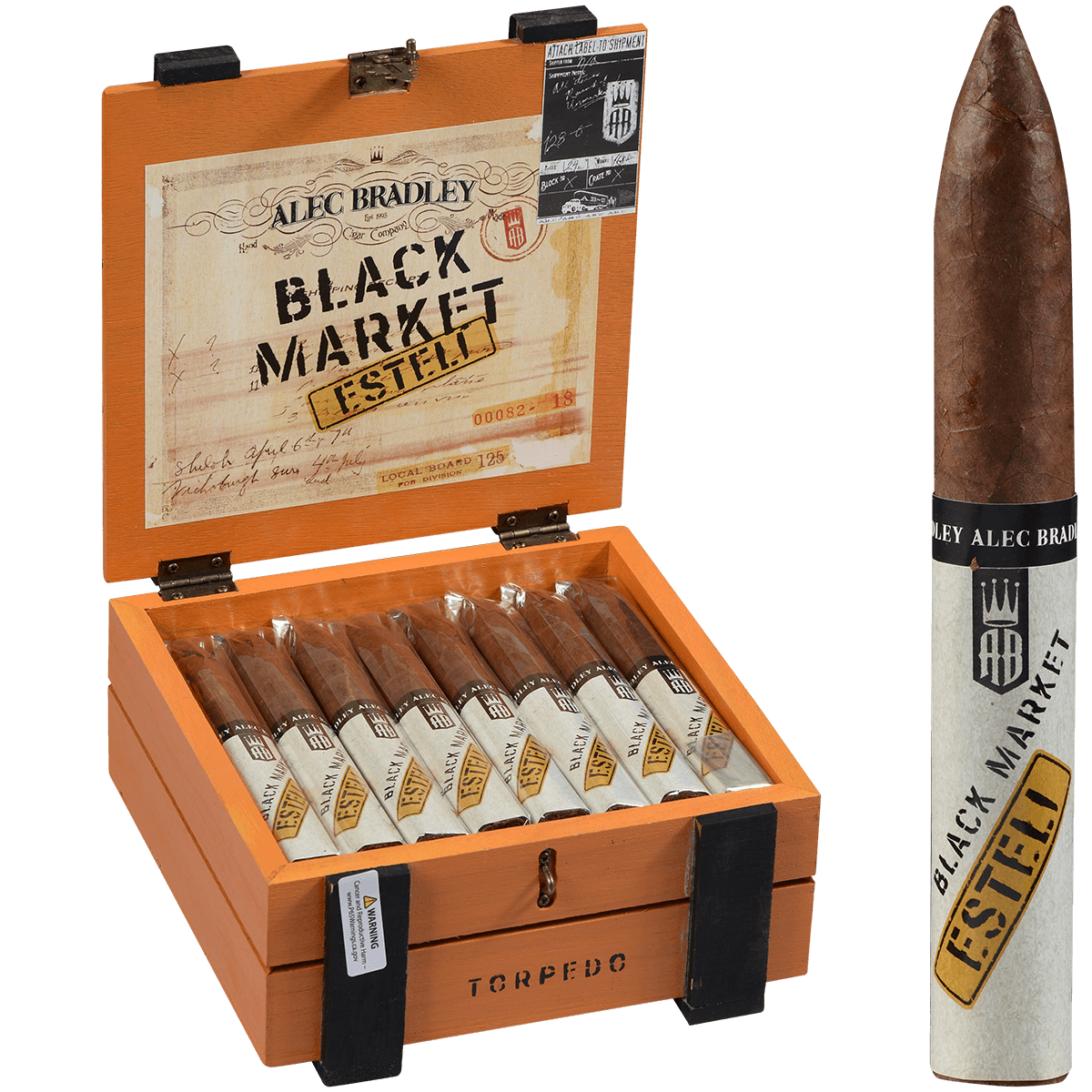 Alec Bradley Black Market Esteli Torpedo 24 Ct. Box 6.50X52