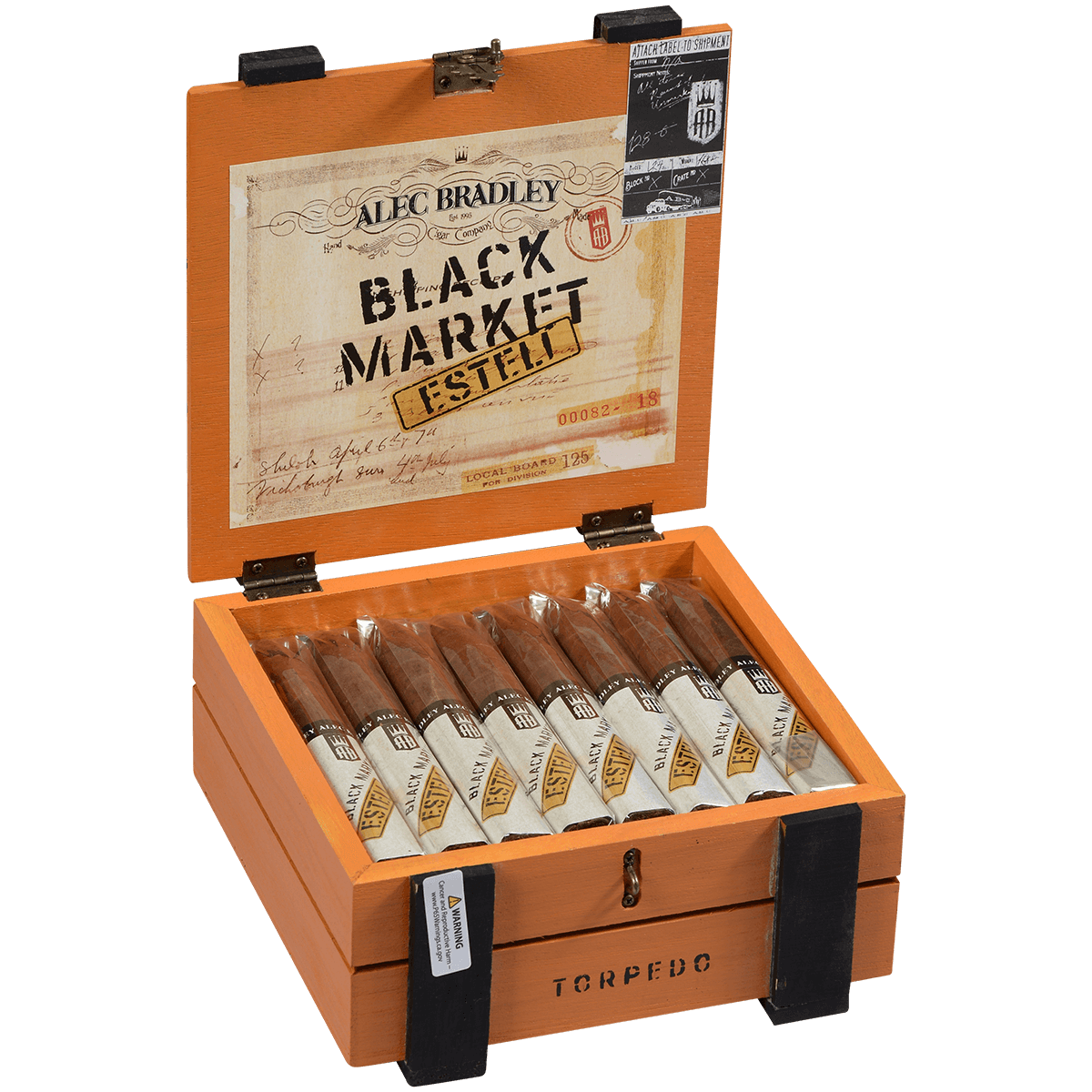 Alec Bradley Black Market Esteli Torpedo 24 Ct. Box 6.50X52