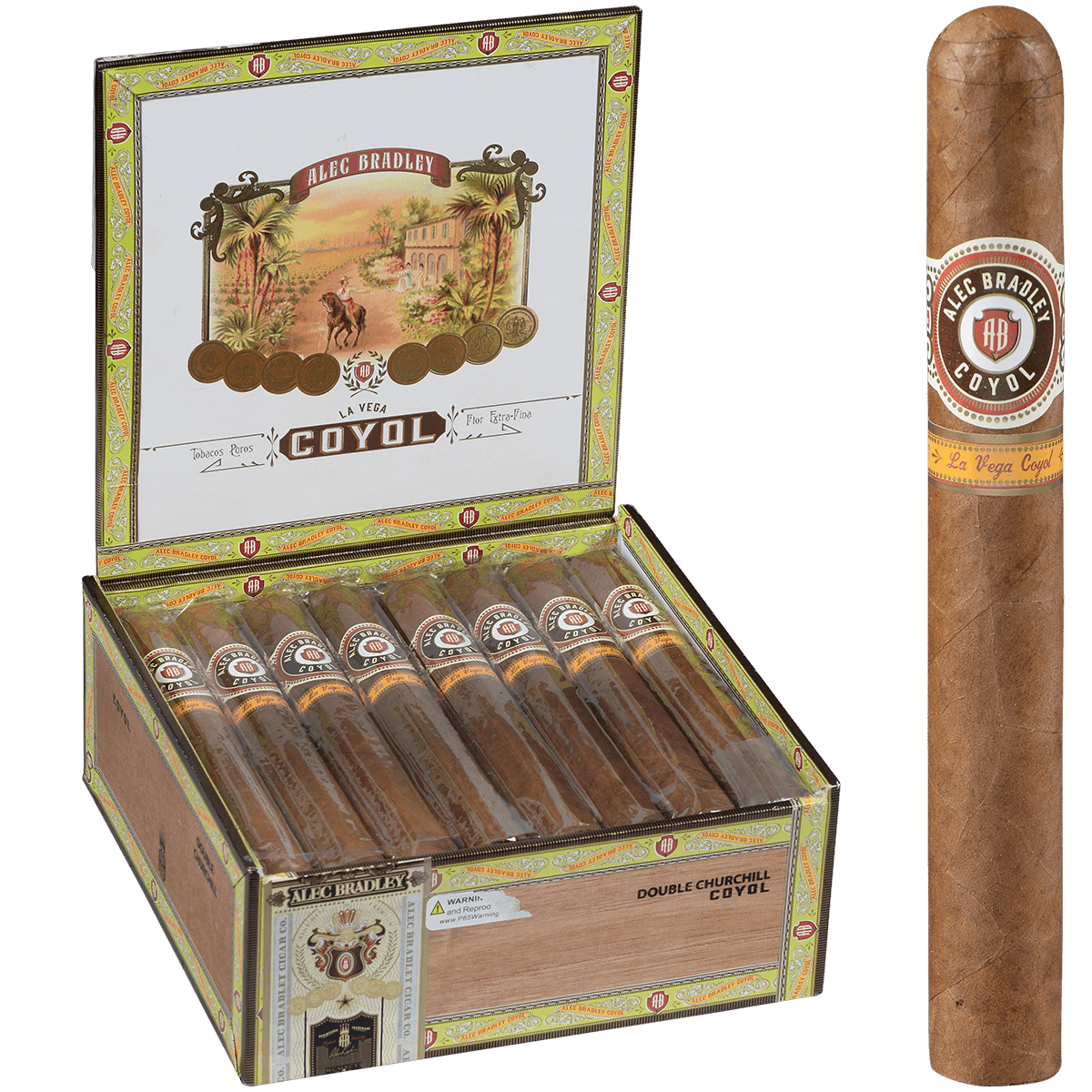Alec Bradley Coyol Double Churchill 24 Ct. Box 7.00X59