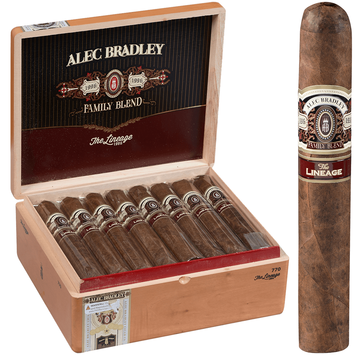 Alec Bradley Family Blend The Lineage 770 24 Ct. Box 7.00X70