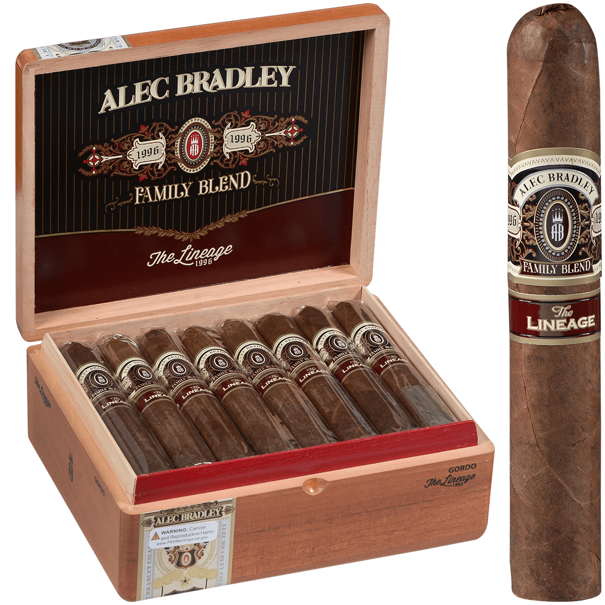 Alec Bradley Family Blend The Lineage Gordo 24 Ct. Box 6.00X60