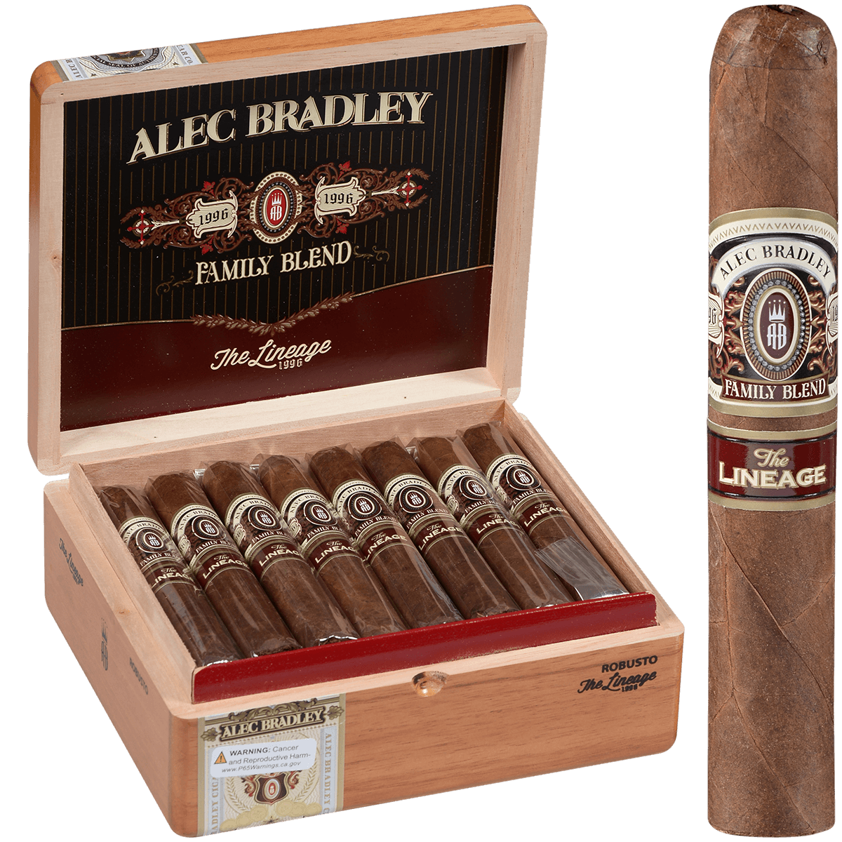 Alec Bradley Family Blend The Lineage Robusto 24 Ct. Box 5.25X52
