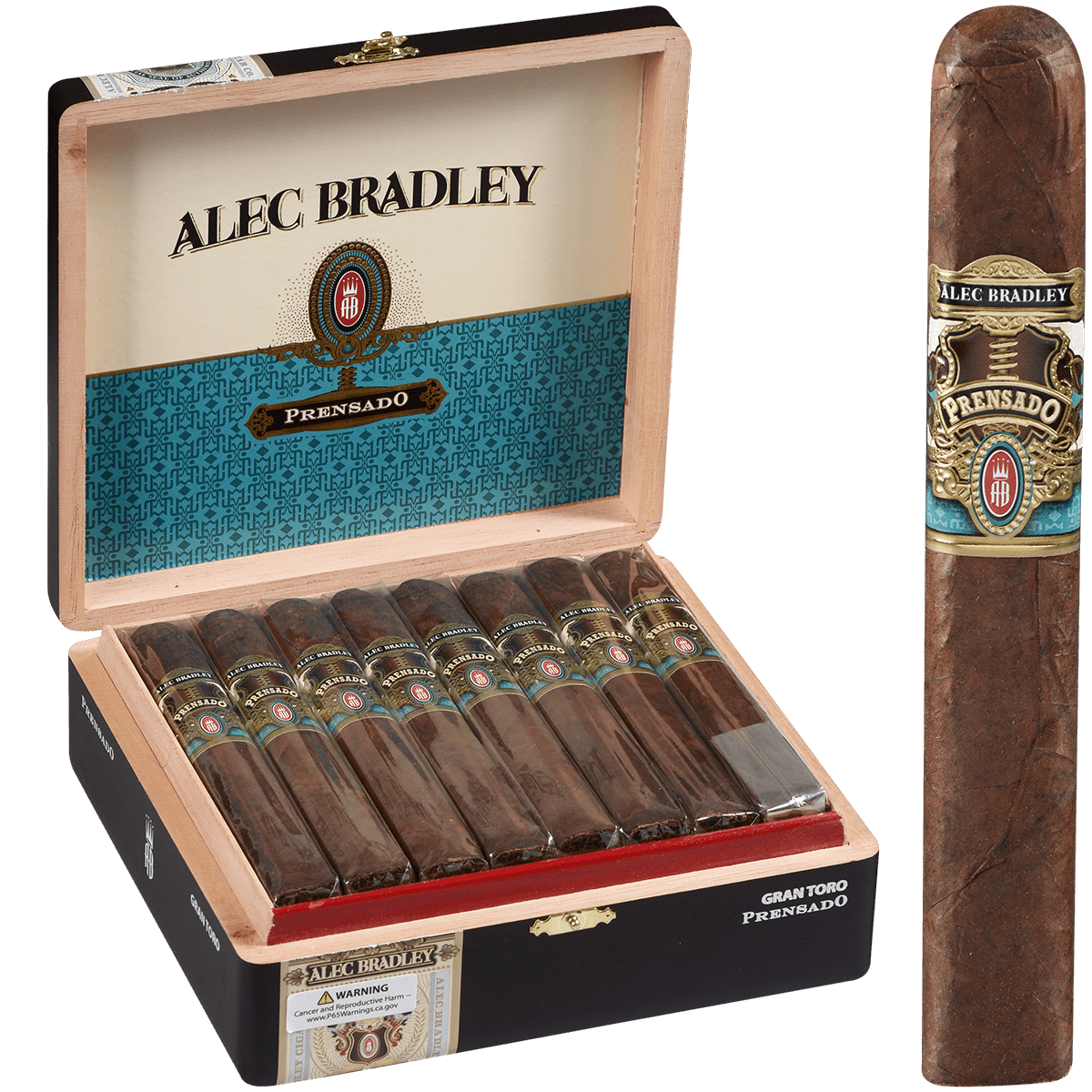Alec Bradley Prensado Gran Toro Box Press (No Cello) 24 Ct. Box 6.00X54