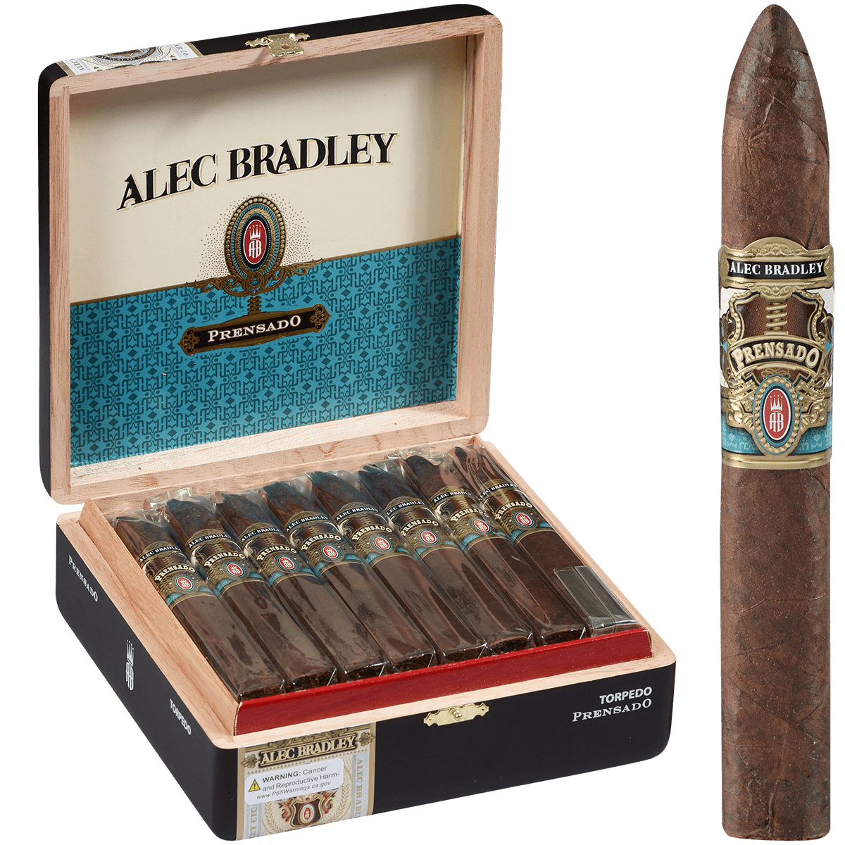Alec Bradley Prensado Torpedo Box Press (No Cello) 24Ct. Box 6.13X52