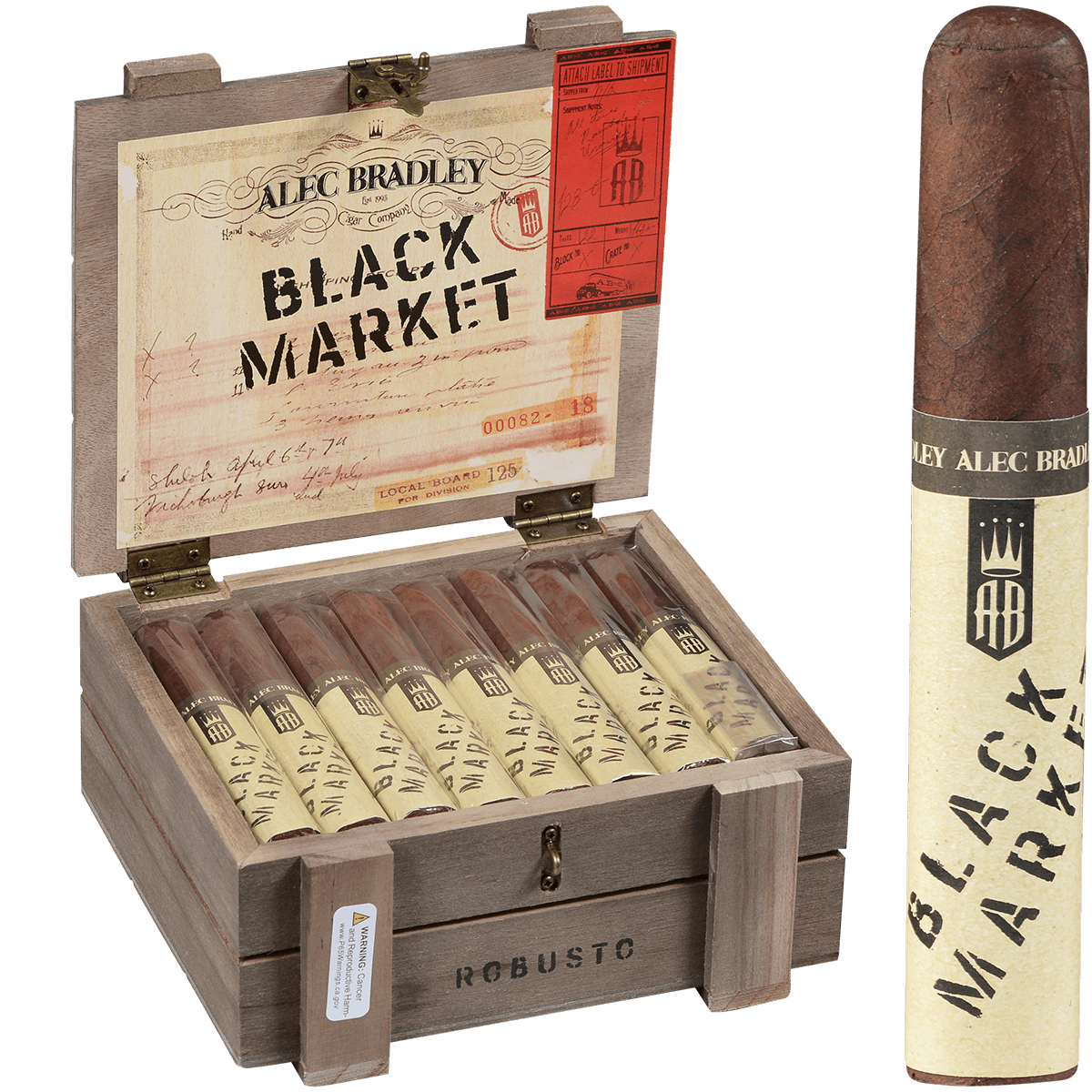 Black Market By Alec Bradley Robusto 24 Ct. Box 5.25X52