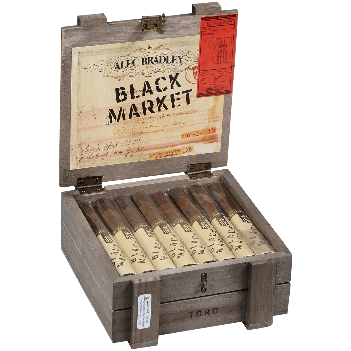 Black Market By Alec Bradley Toro 24 Ct. Box 6.00X50
