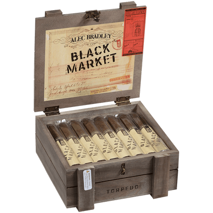 Black Market By Alec Bradley Torpedo 24 Ct. Box 6.12X54