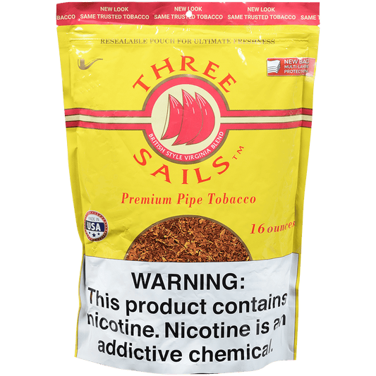 2 Daughters Pipe Tobacco Three Sails European Blend 16 Oz Bag