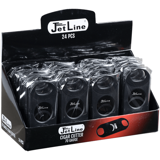 Cigar Cutter Jetline 70 Gauge Black 24 Ct. Display