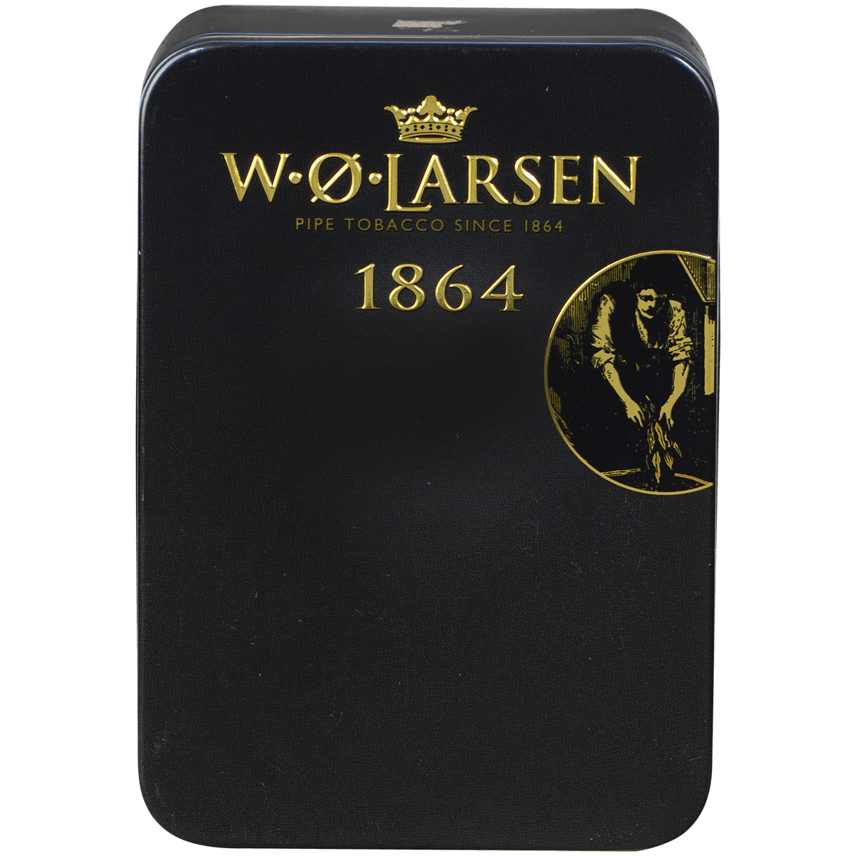 W O Larsen 1864 100 Gram Tin