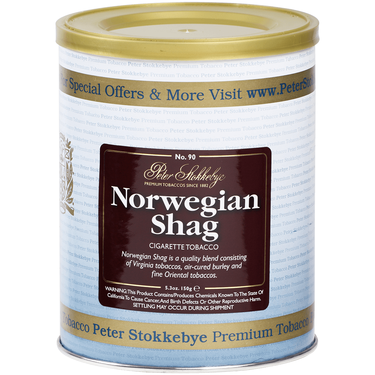 Peter Stokkebye Ryo Norwegian Shag Tin 5.3 Oz