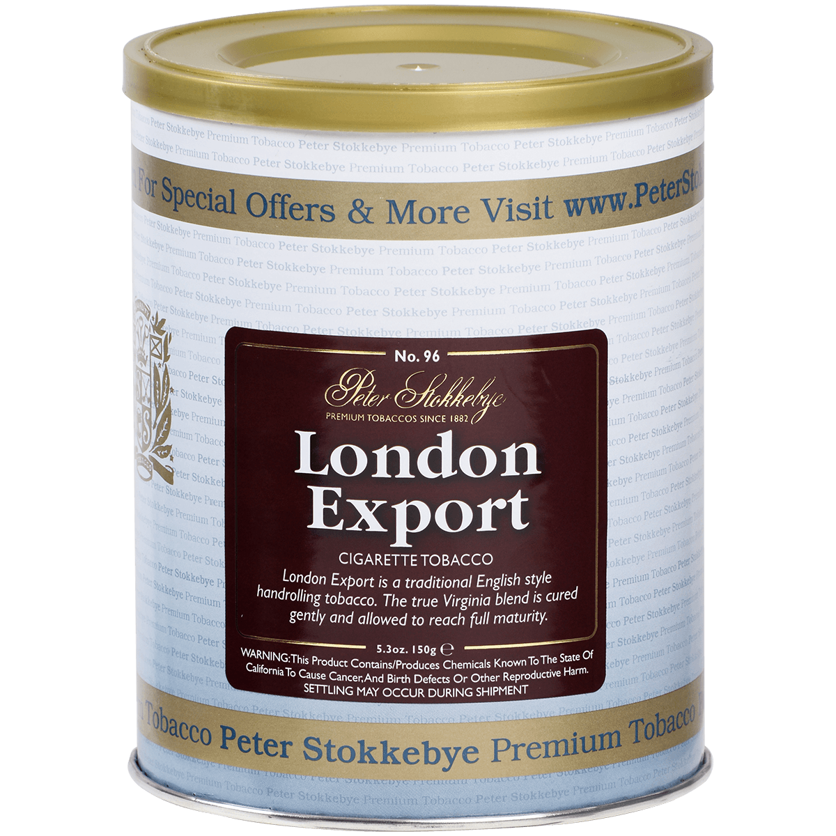 Peter Stokkebye Ryo London Export Shag Tin 5.3 Oz