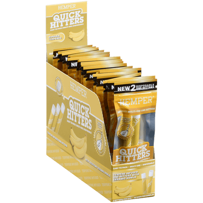 Hemper Quick Hitter Disposable One Hitter Banana 20 2 Ct. Display