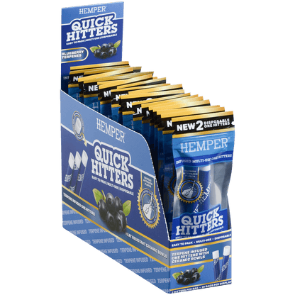 Hemper Quick Hitter Disposable One Hitter Blueberry 20 2 Ct. Display