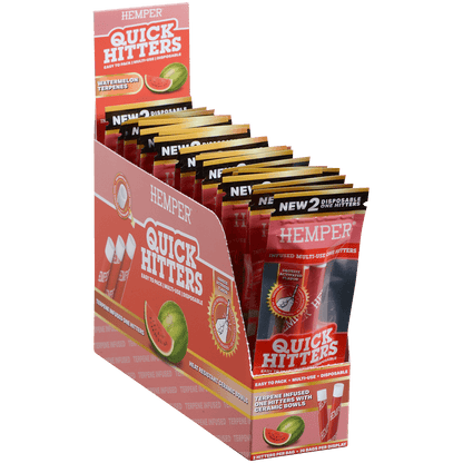 Hemper Quick Hitter Disposable One Hitter Watermelon 20 2 Ct. Display
