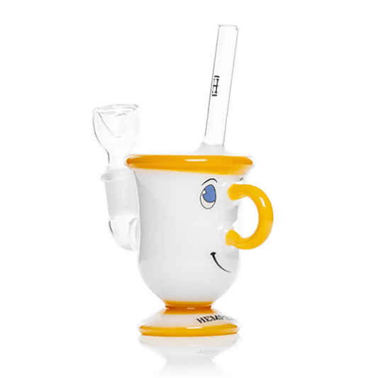 Glass Pipe Hemper Tea Cup Showerhead Perc 6" Water Pipe(Wp0223)