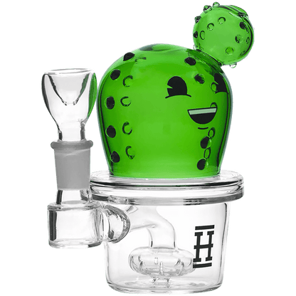 Glass Pipe Hemper Happy Cactus Showerhead Perc 6" Water Pipe(Wp0421)