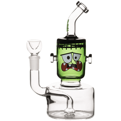 Glass Pipe Hemper Dankenstein Slitted Stem Perc 7.5" Water Pipe(Wp0821)