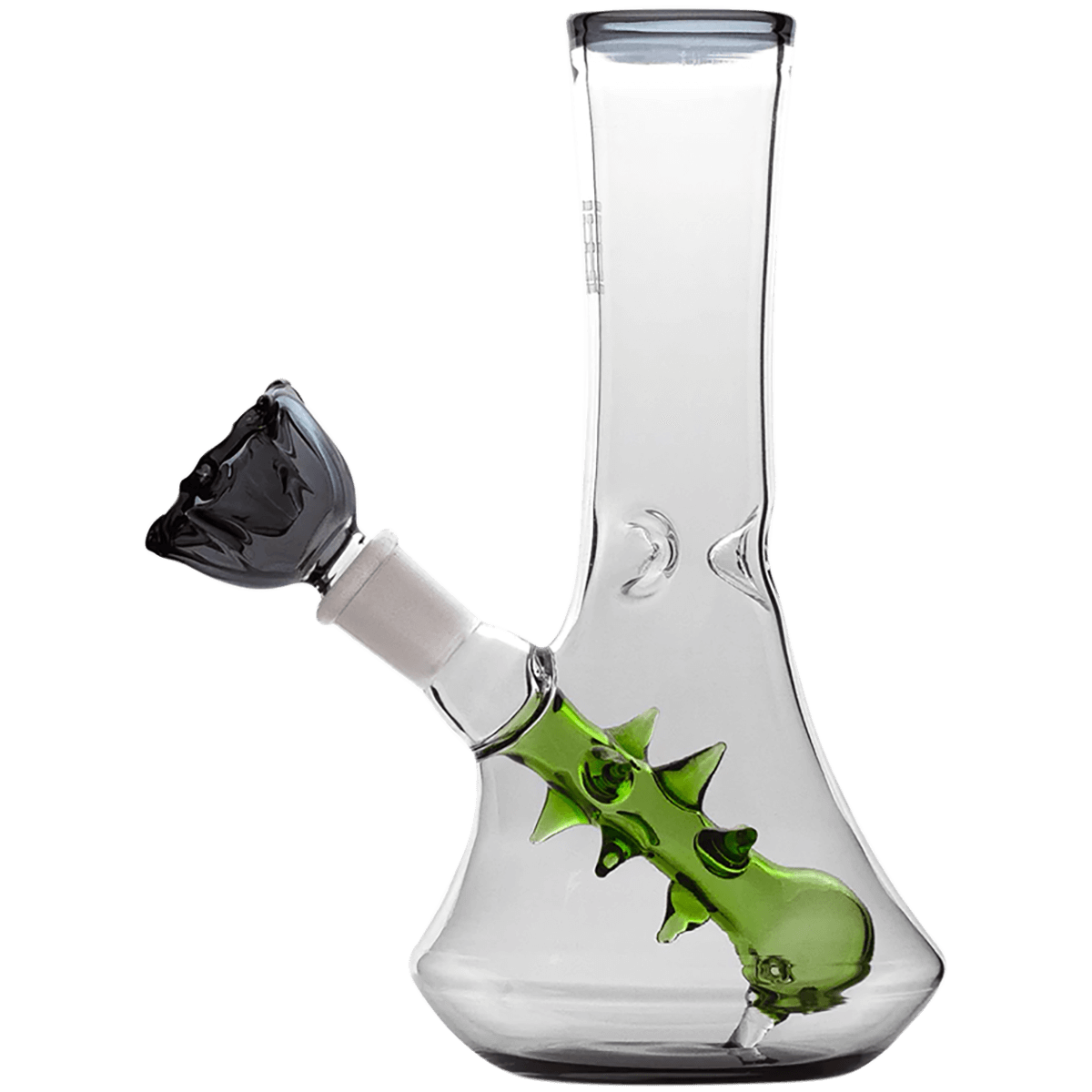Glass Pipe Hemper Smoke Flower Vase Ballperc 7" Water Pipe(Wp0121-Smk)