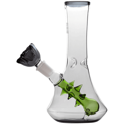 Glass Pipe Hemper Smoke Flower Vase Ballperc 7" Water Pipe(Wp0121-Smk)