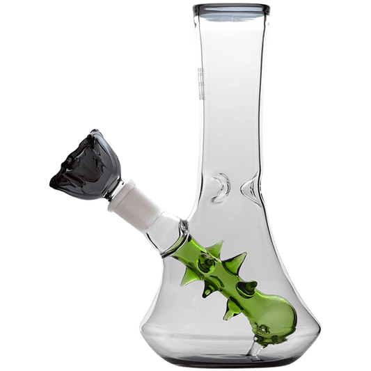 Glass Pipe Hemper Smoke Flower Vase Ballperc 7" Water Pipe(Wp0121-Smk)