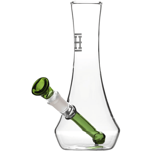 Glass Pipe Hemper Vase Ball Perc 7" Green Water Pipe (Hwpvasegrn)