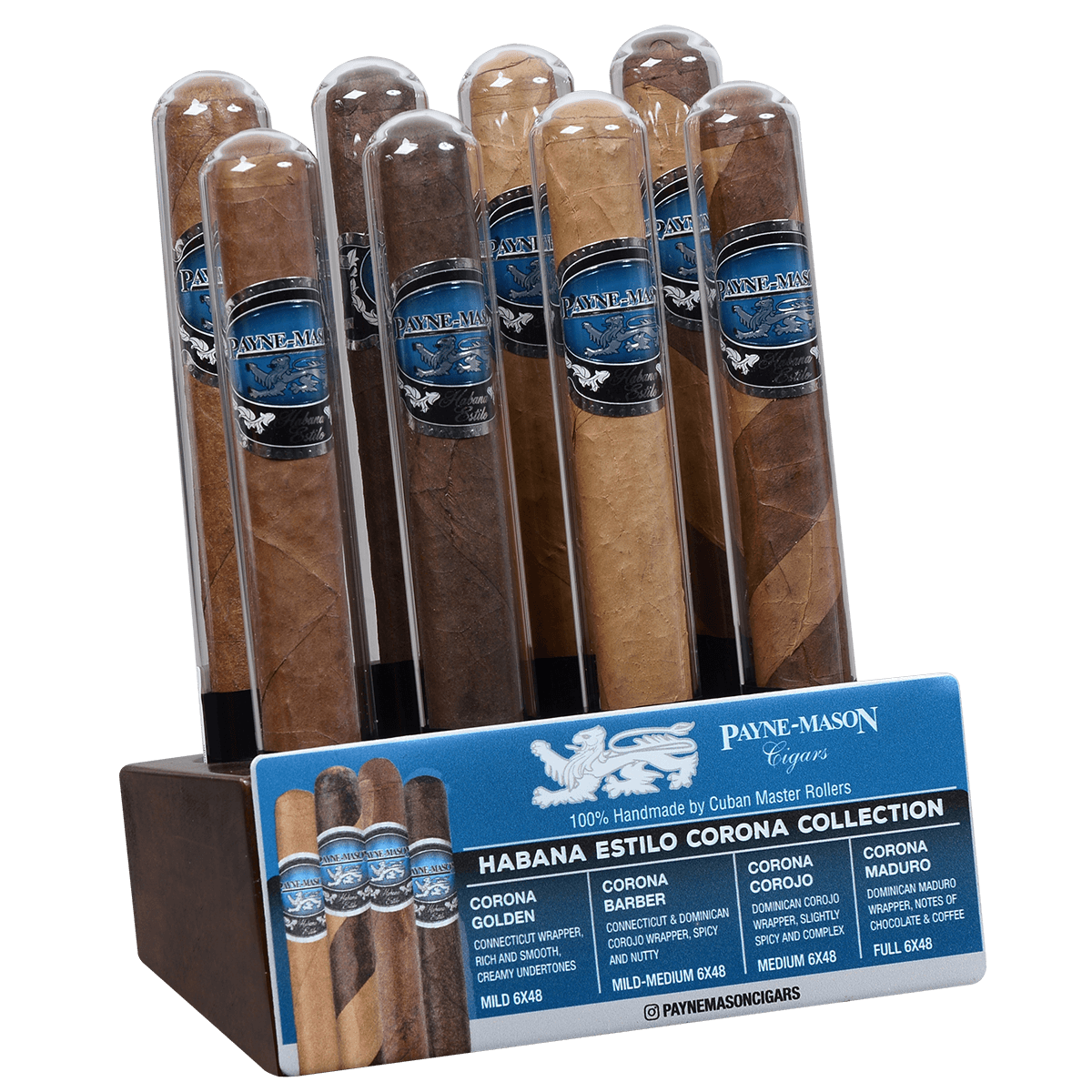 Habana Estilo Corona By Payne Mason 16 Ct Display Kit 6.00X48