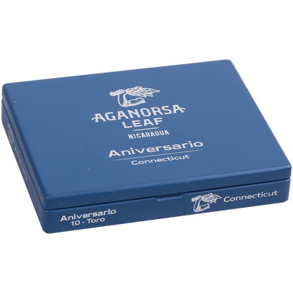 Aganorsa Leaf Aniversario Toro Connecticut 10 Ct. 6 1/4 X 52 Bx
