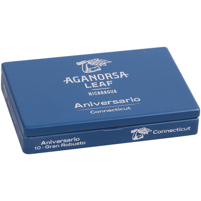 Aganorsa Leaf Aniversario Robusto Connecticut 10 Ct. 5X54 Bx