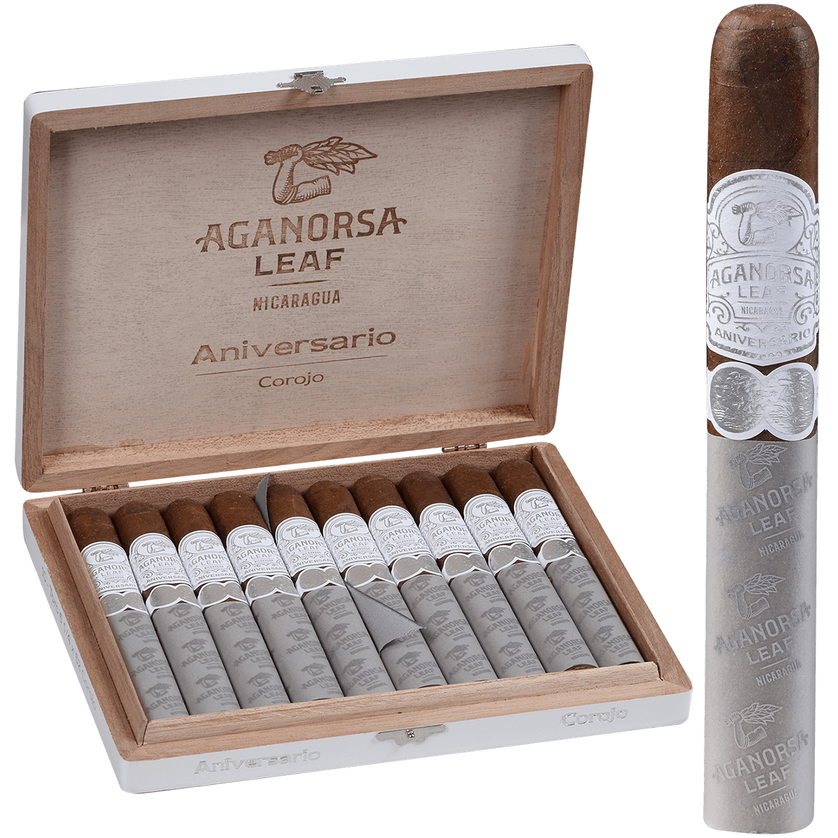 Aganorsa Leaf Aniversario Toro Corojo 10Ct. 6 1/4 X 52 Bx