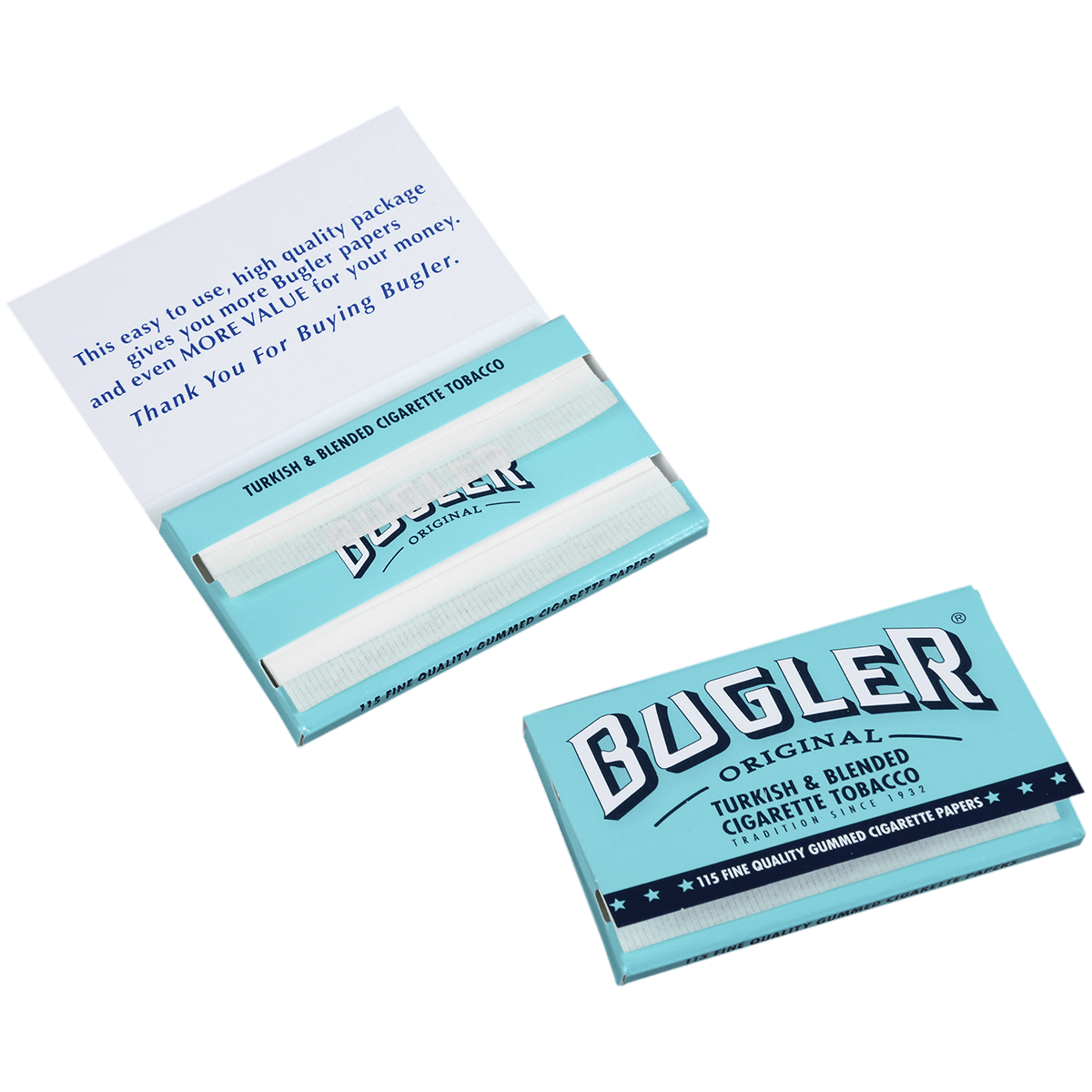 Papers Bugler Gummed 70X43Mm 24/115 Ct. Box