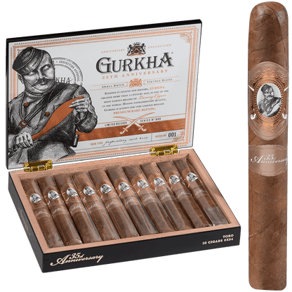 Gurkha 35Th Anniversary Toro 10Ct Box 6X54